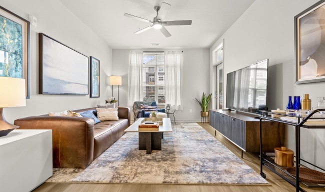 open concept living areas
