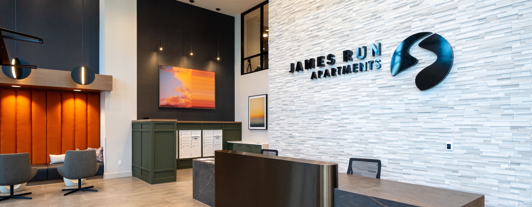 a spacious well-lit lobby